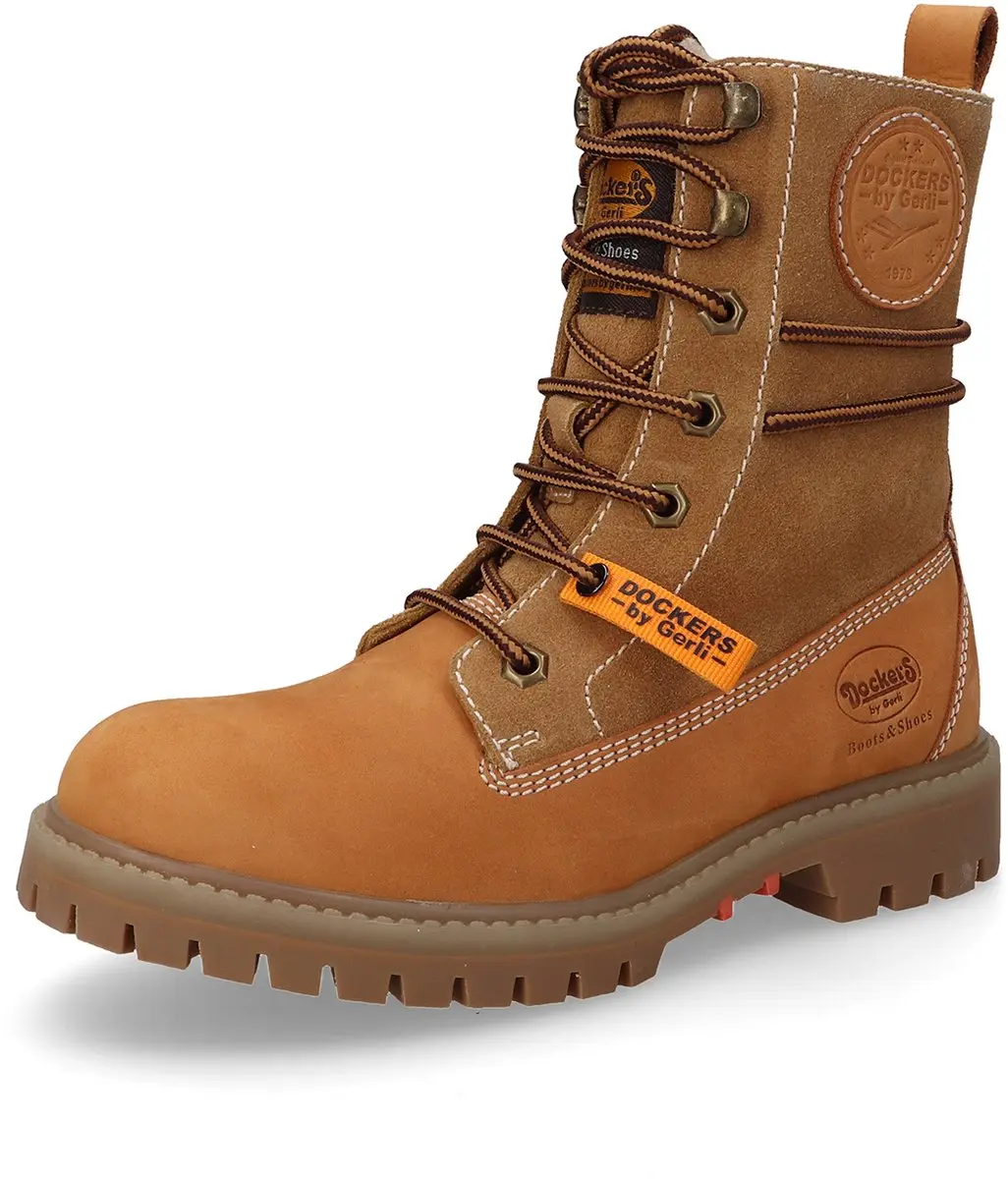 Dockers by Gerli Dames Enkellaarsje 53AX307 300 910 Boots Bruin