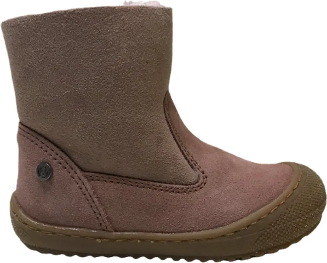 Naturino rits warme lederen laarsjes New Cotton roze mt 20