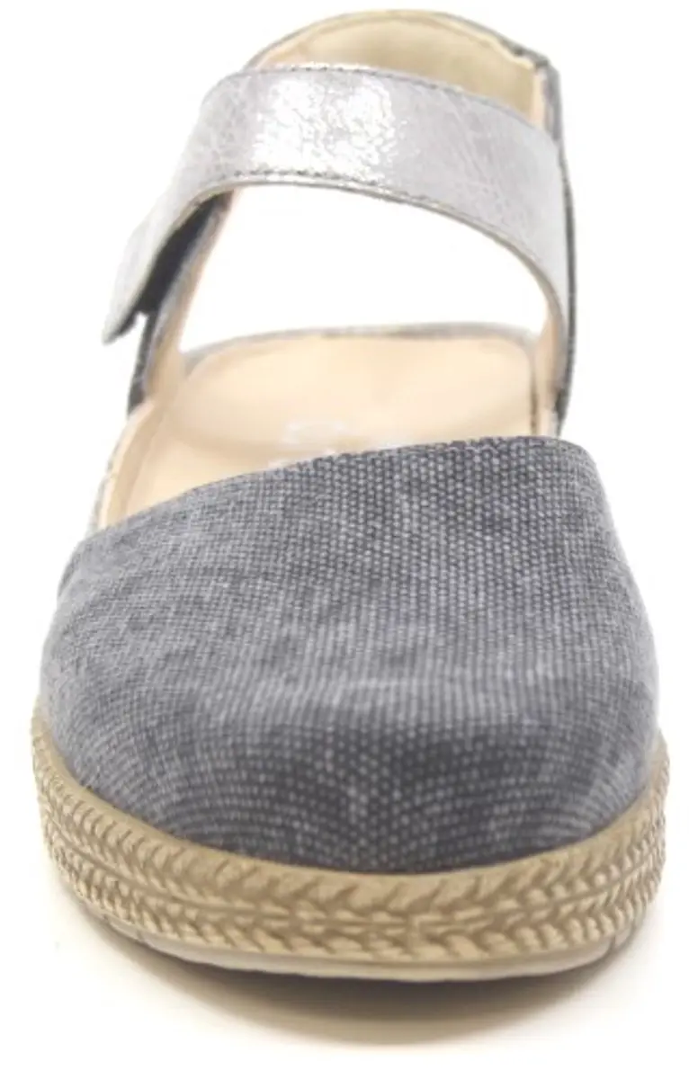 Durea 5924 Wijdte E - Schoenmaat 40.5 - Anthraciet jeans