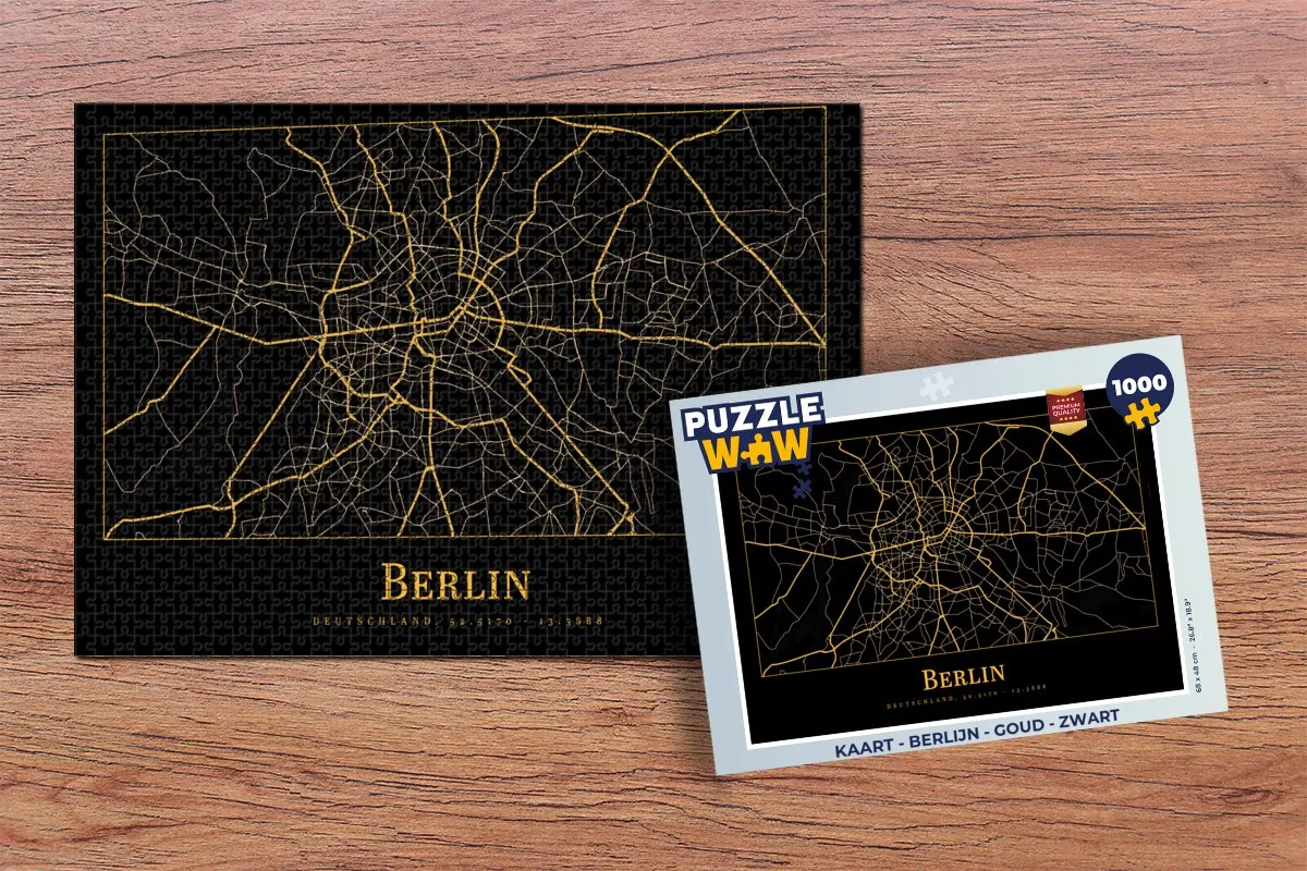 PuzzleWow Berlijn Legpuzzel 1000 Stuks - Multicolor
