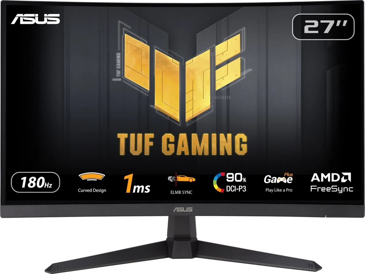 ASUS TUF Gaming VG27VQ3B Curved Monitor 27"