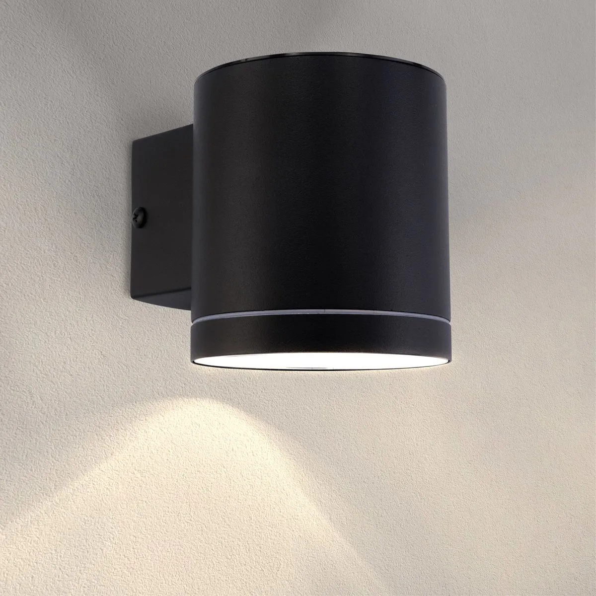 LEDVION Solar Wandlamp Arche 2x - 4400mAh - Zwart