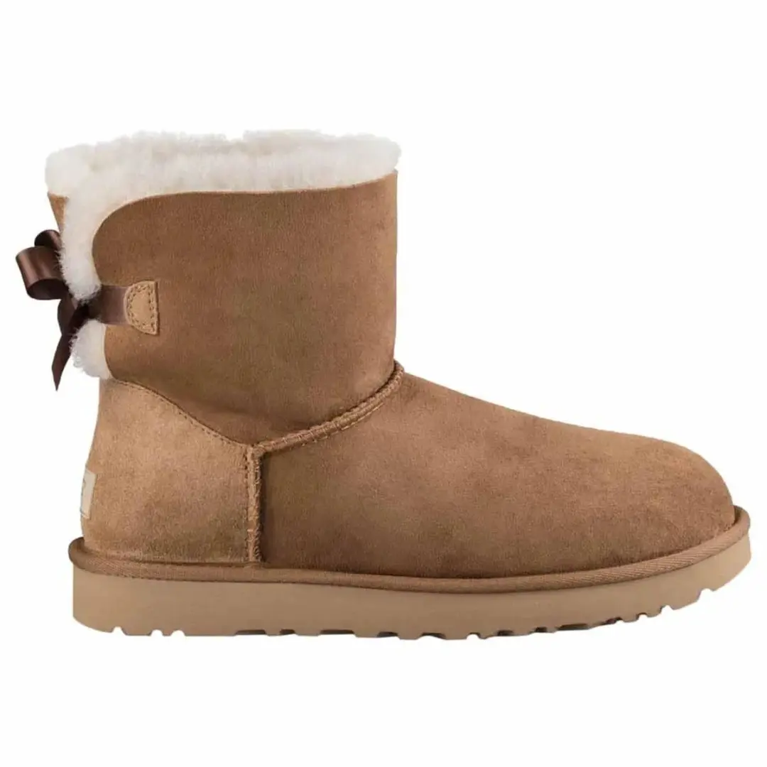 UGG Mini Bailey Bow II Dames Laarzen - Chestnut 36