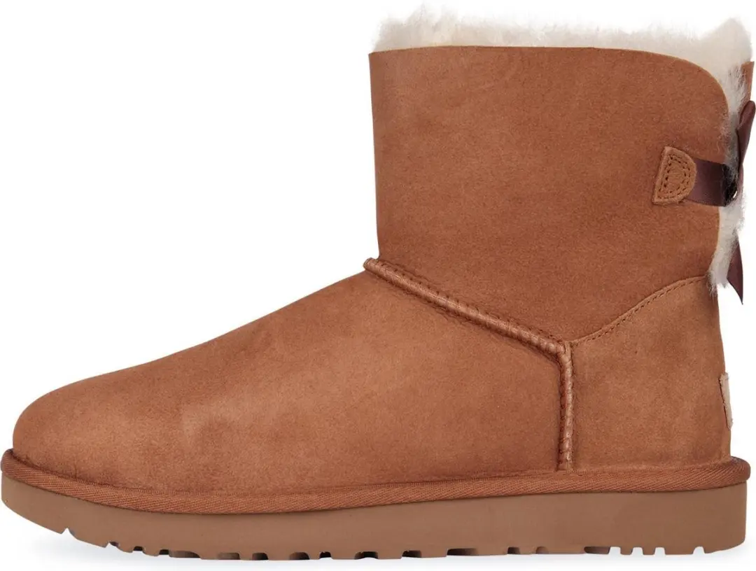 UGG Mini Bailey Bow II Dames Laarzen - Chestnut 36