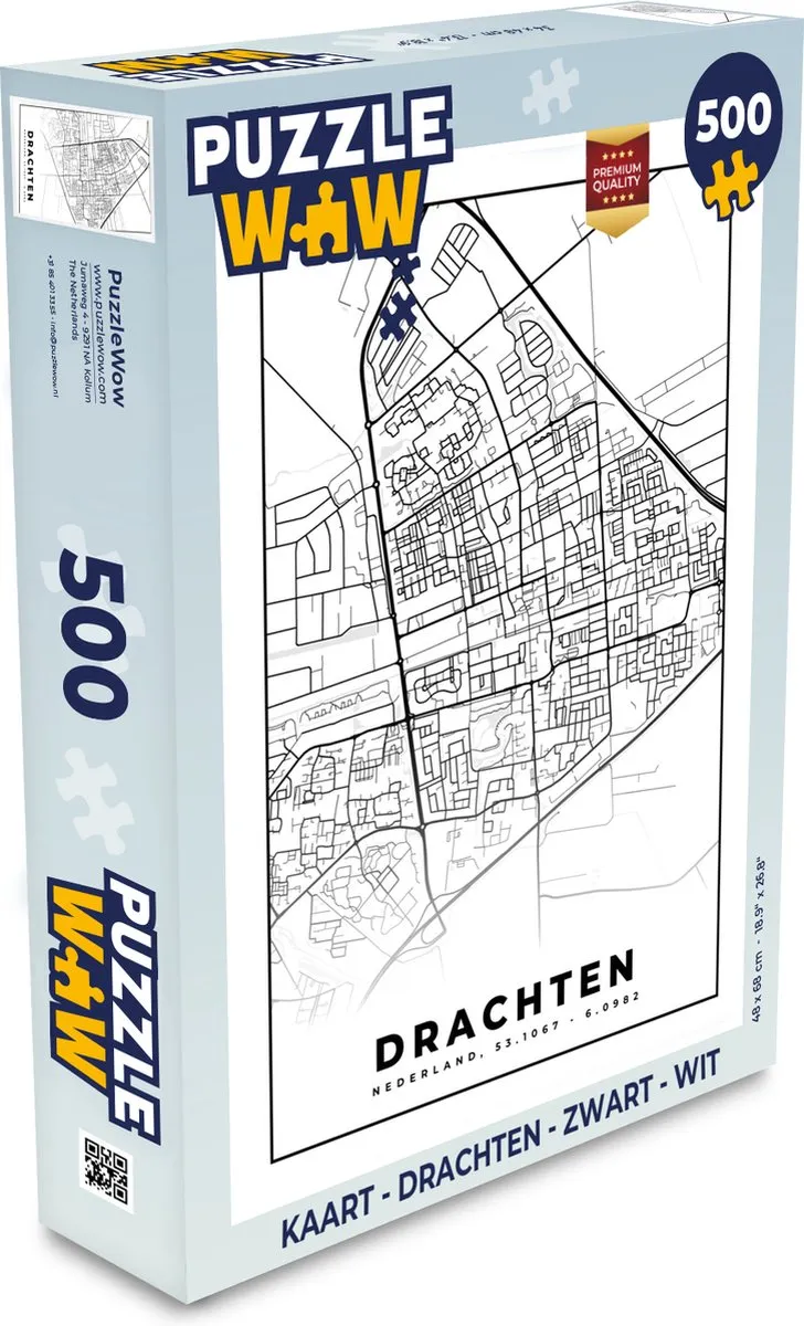 PuzzleWow Legpuzzel Drachten 500 Stuks - Multicolor