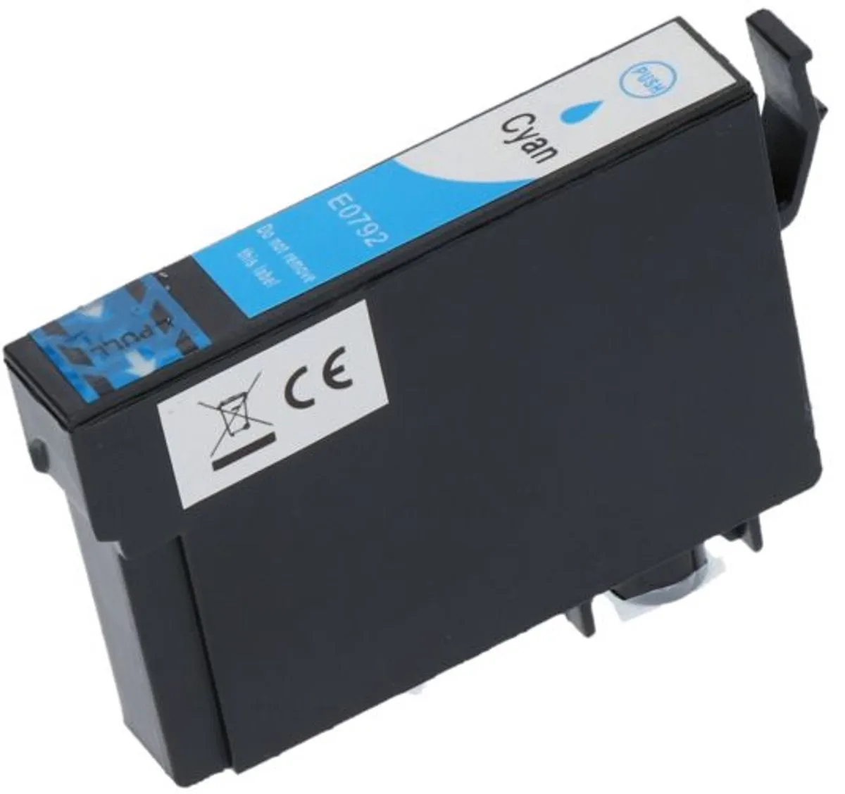 PrintAbout T079 C13T07924010 Cyaan Inktcartridge - 13ml - o.a. Epson