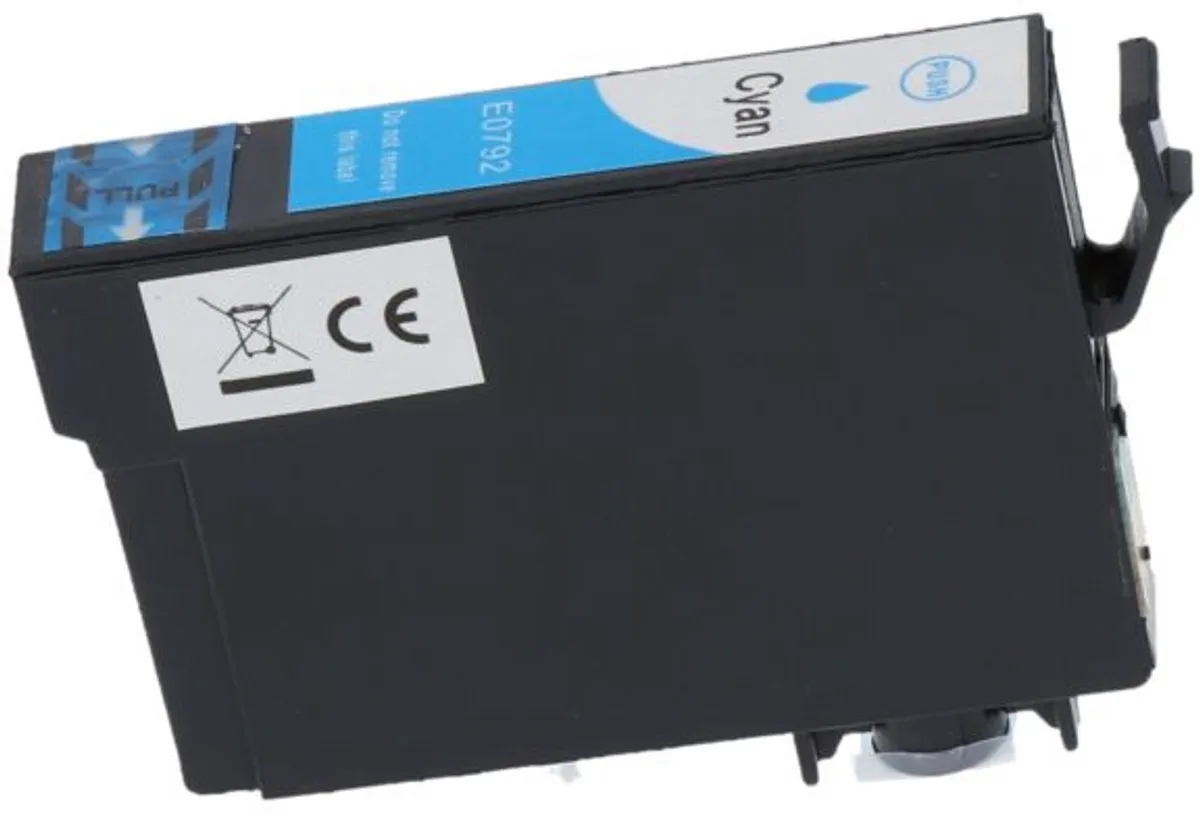 PrintAbout T079 C13T07924010 Cyaan Inktcartridge - 13ml - o.a. Epson