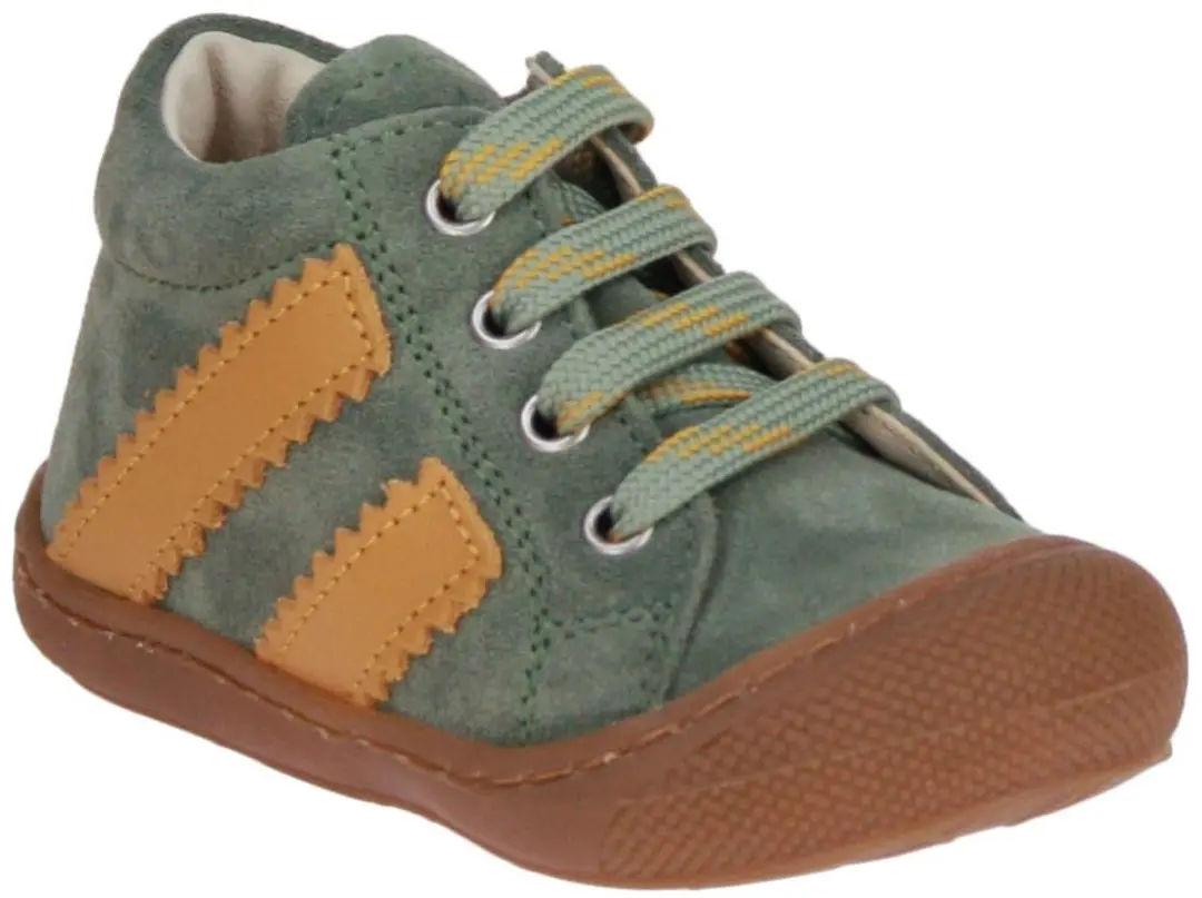Naturino Cocoon Eerste Stapper Groen-Camel