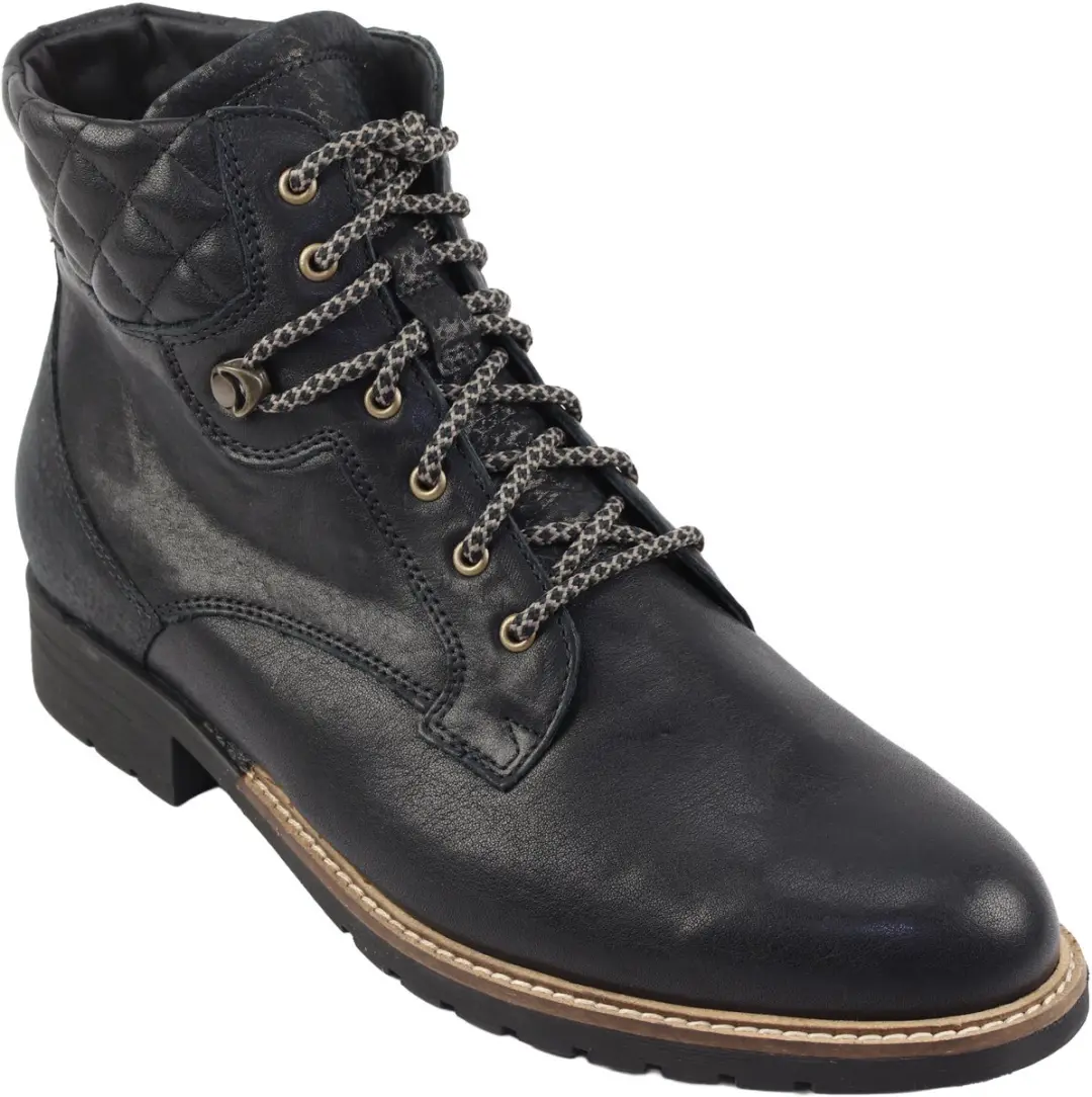 Durea Veterboot 9731 765 0572 Zwart Wijdte H - afbeelding 2 van 6