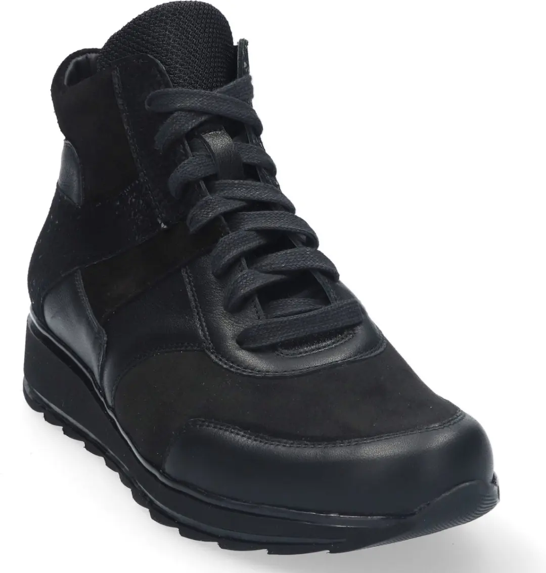 Durea 9745 H Hoge Sneakers - Dames - Zwart