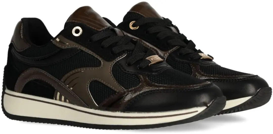 MEXX Tansa Summer Sneaker - Zwart/Bruin