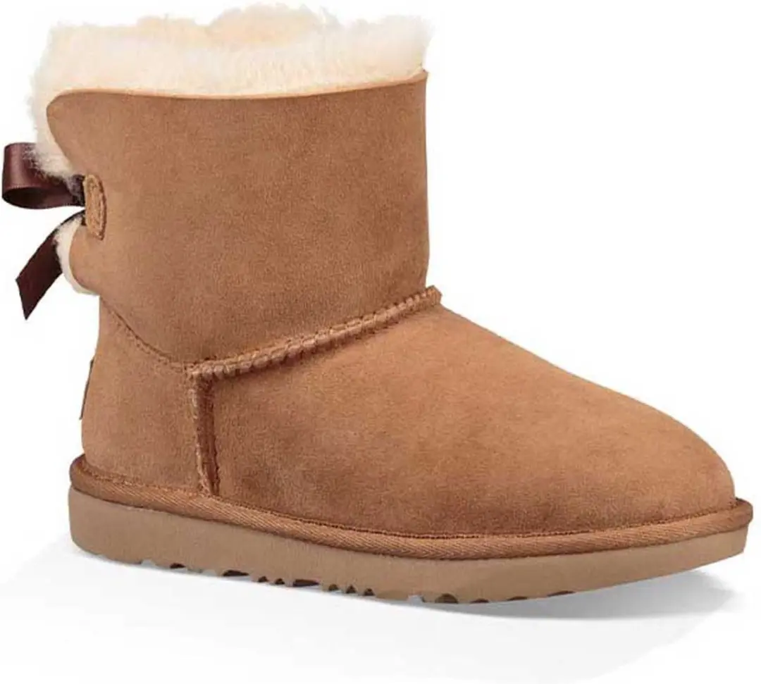 UGG K Mini Bailey Bow II Kinderlaarzen - Cognac 33,5