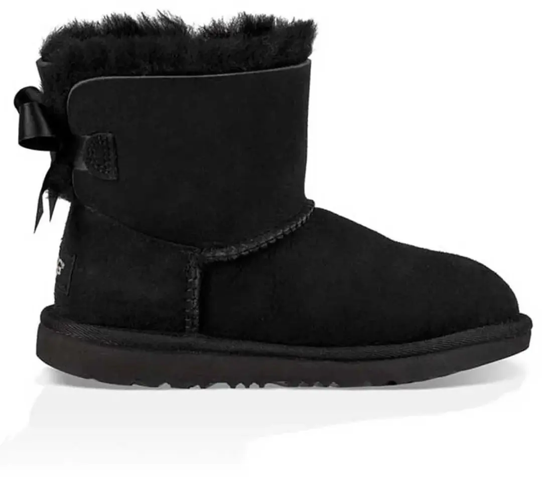 UGG K Mini Bailey Bow II Kinderlaarzen - Zwart 32.5