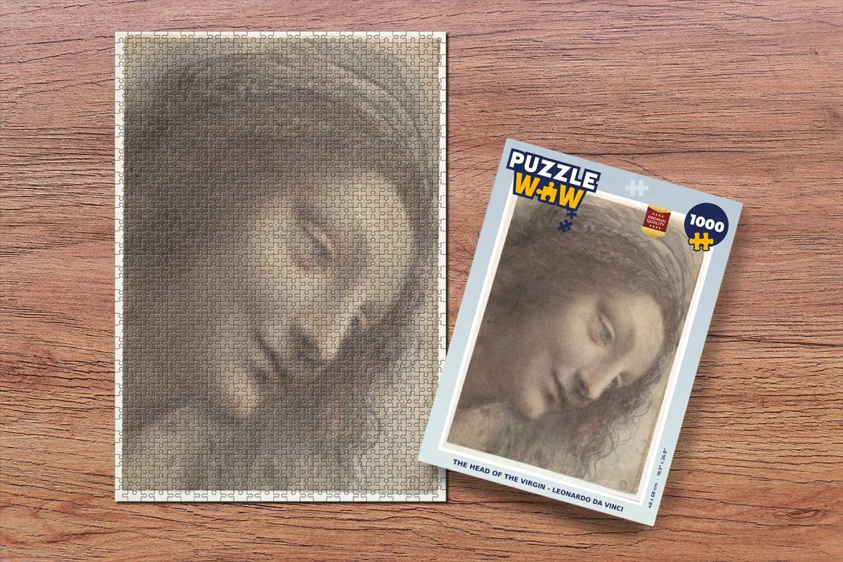 PuzzleWow The Head of the Virgin Legpuzzel 1000 Stuks - Multicolor