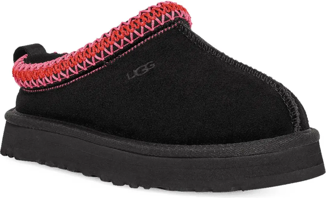 UGG Tazz Pantoffels - Kinderen - 33.5 - Zwart - afbeelding 6 van 6