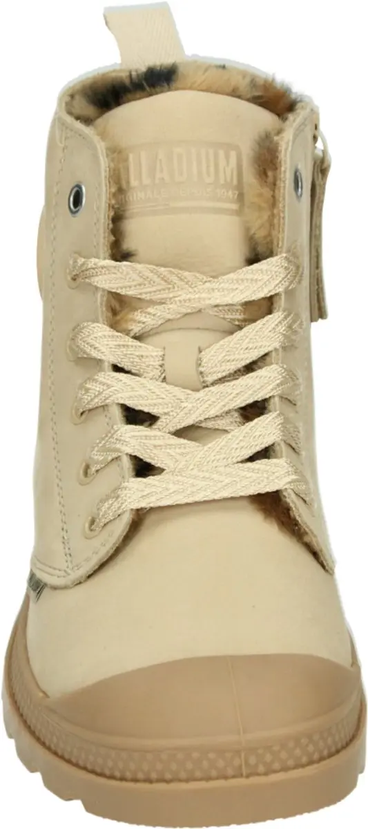 Palladium Pampa Hi Zip WL Wild Hoge Sneakers - Wit/Beige 38 - afbeelding 3 van 4