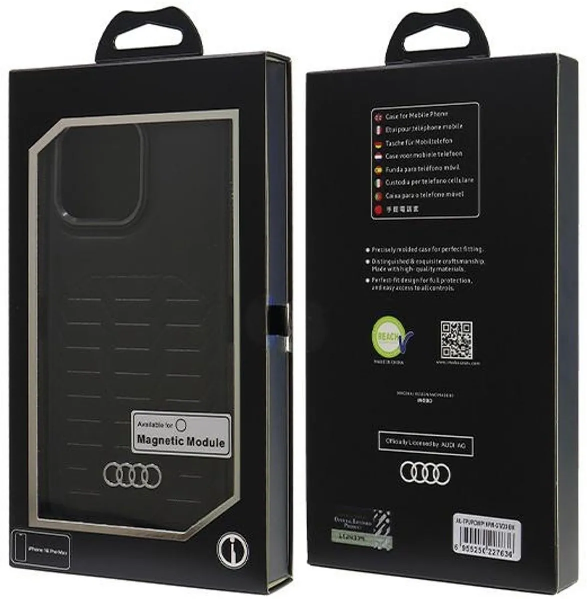 Audi Hoesje voor iPhone 16 Pro Max - Transparent - afbeelding 5 van 6