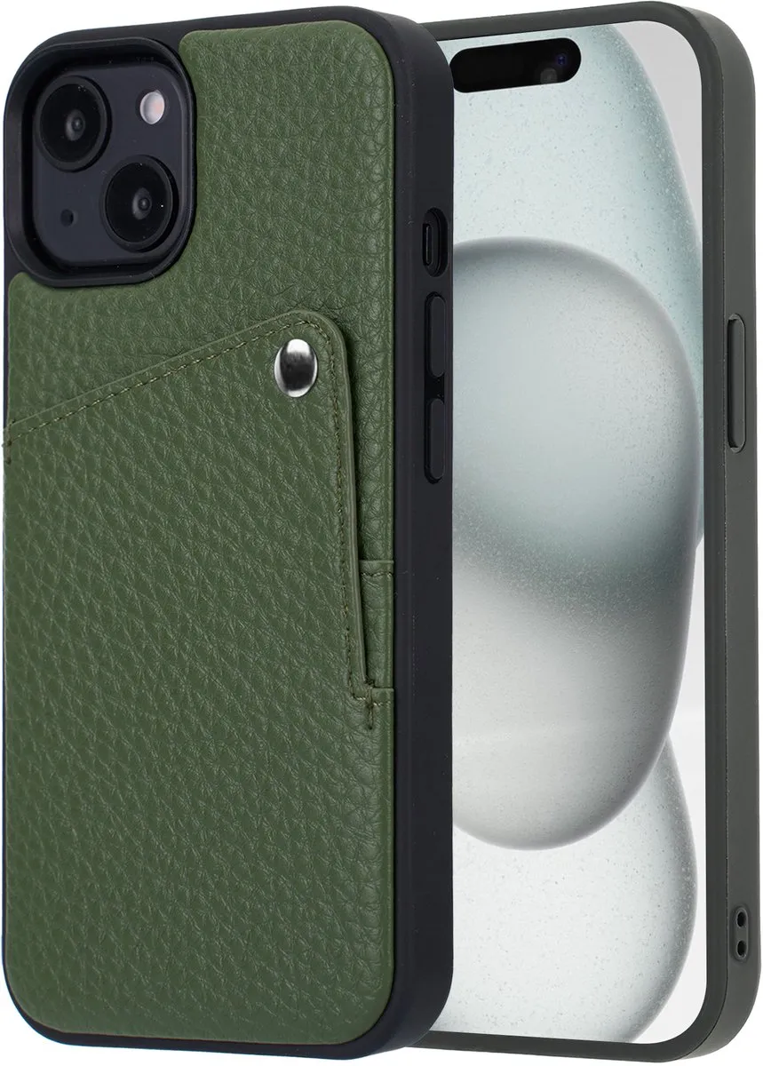 Selencia Hoesje iPhone 15 Sage Green