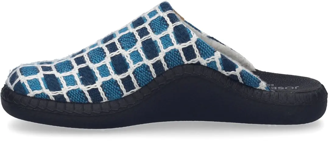 Josef Seibel Dames Pantoffel Monaco 03 54703-622 - Turquoise/Multi