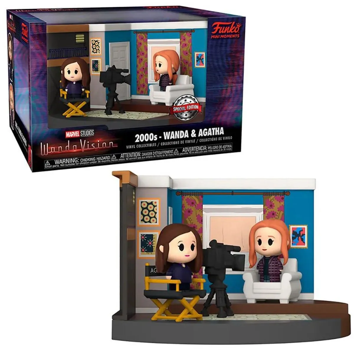 Marvel Funko POP! WandaVision Living Room 00's Multicolour - 4cm