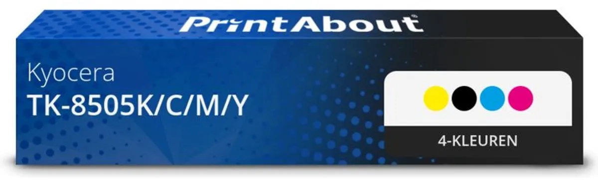 PrintAbout Toner TK-8505K/C/M/Y 4-kleuren Voordeelbundel