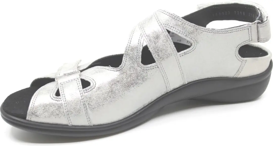 Durea 7258 Dames Sandalen - Zilver - Maat 43