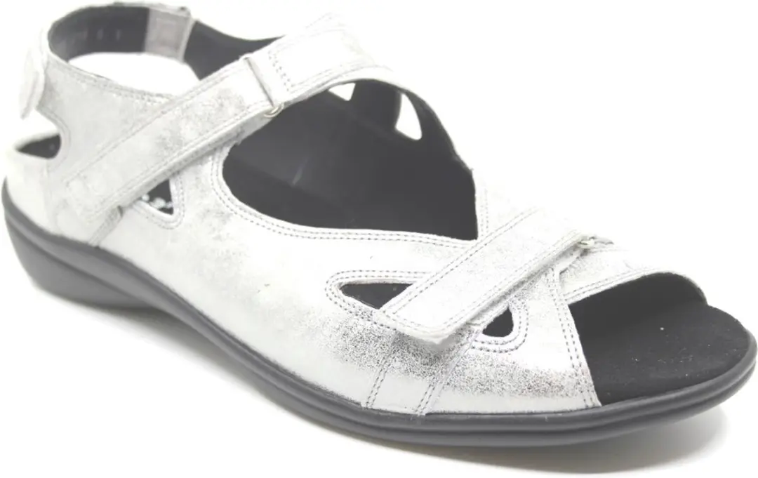 Durea 7258 Dames Sandalen - Zilver - Maat 43