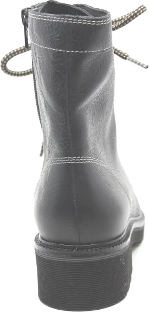 Durea 9727 Dames Veterboot - Zwart