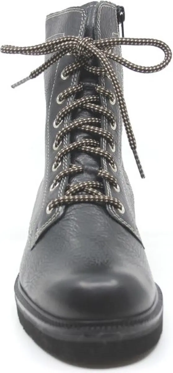 Durea 9727 Dames Veterboot - Zwart