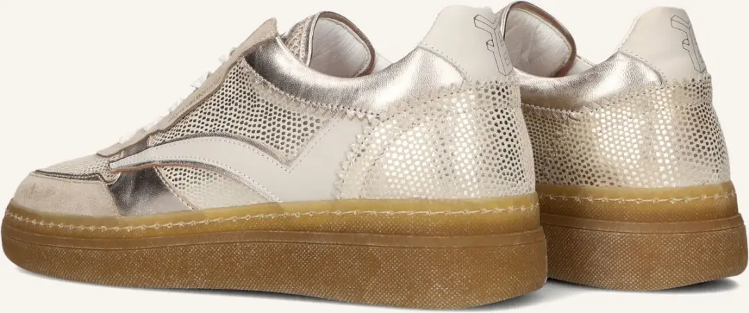 Floris van Bommel Fygi Sneakers Sfw-10158 - Goud - Dames 42 - afbeelding 6 van 6