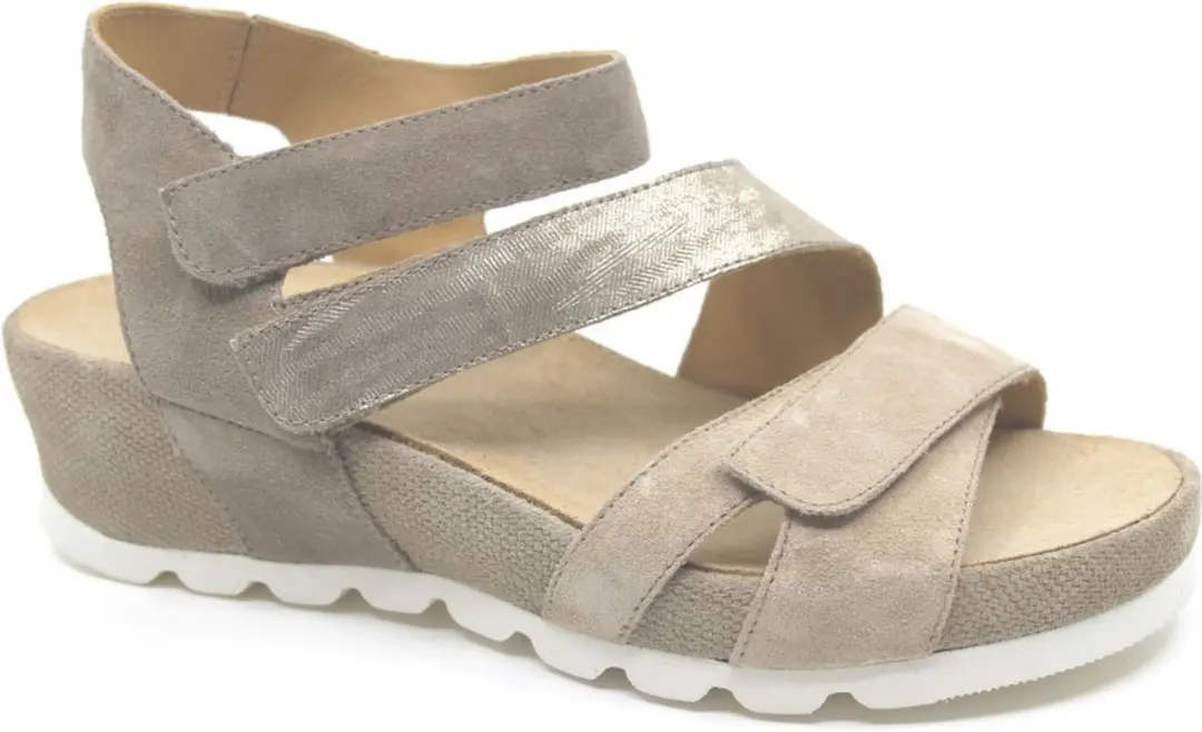 Durea 7405 Dames Sandalen - Beige Combi - 38