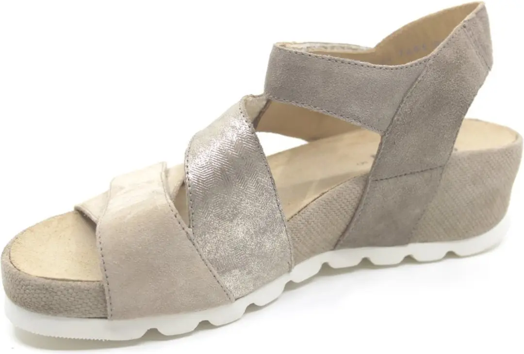 Durea 7405 Dames Sandalen - Beige Combi - 38
