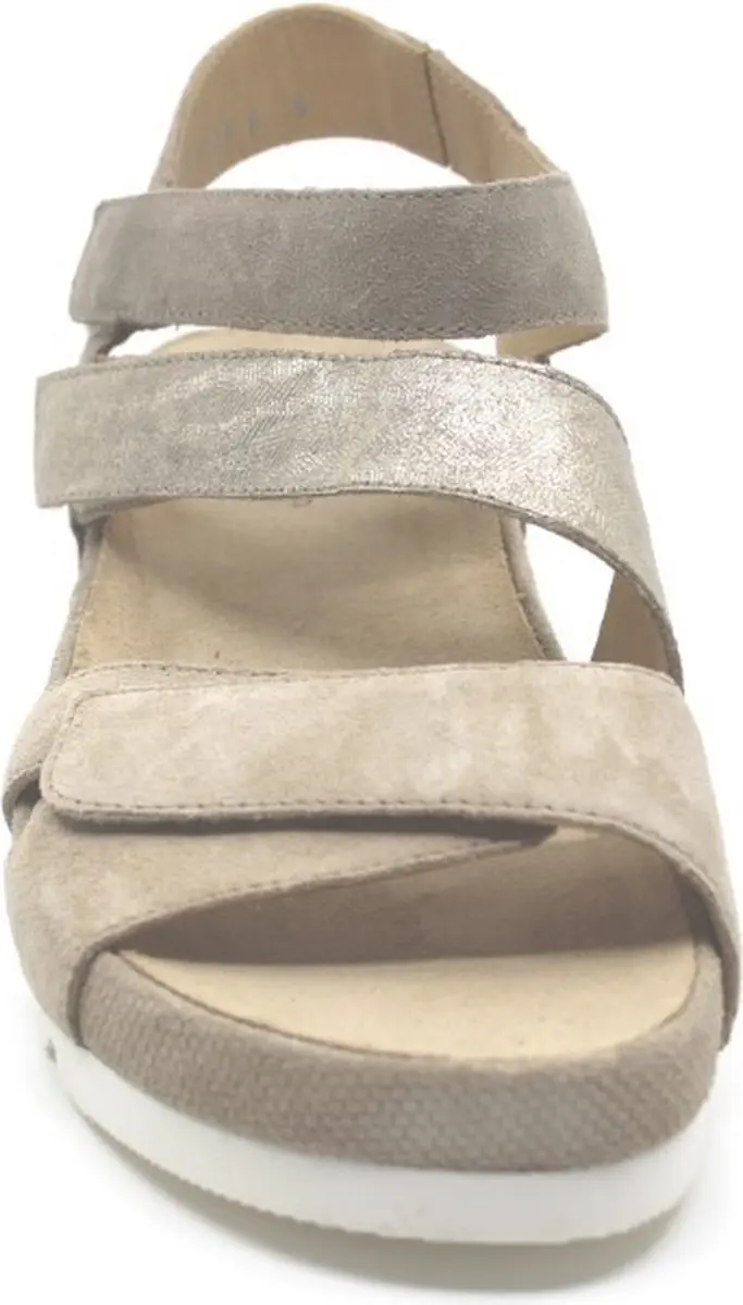 Durea 7405 Dames Sandalen - Beige Combi - 38
