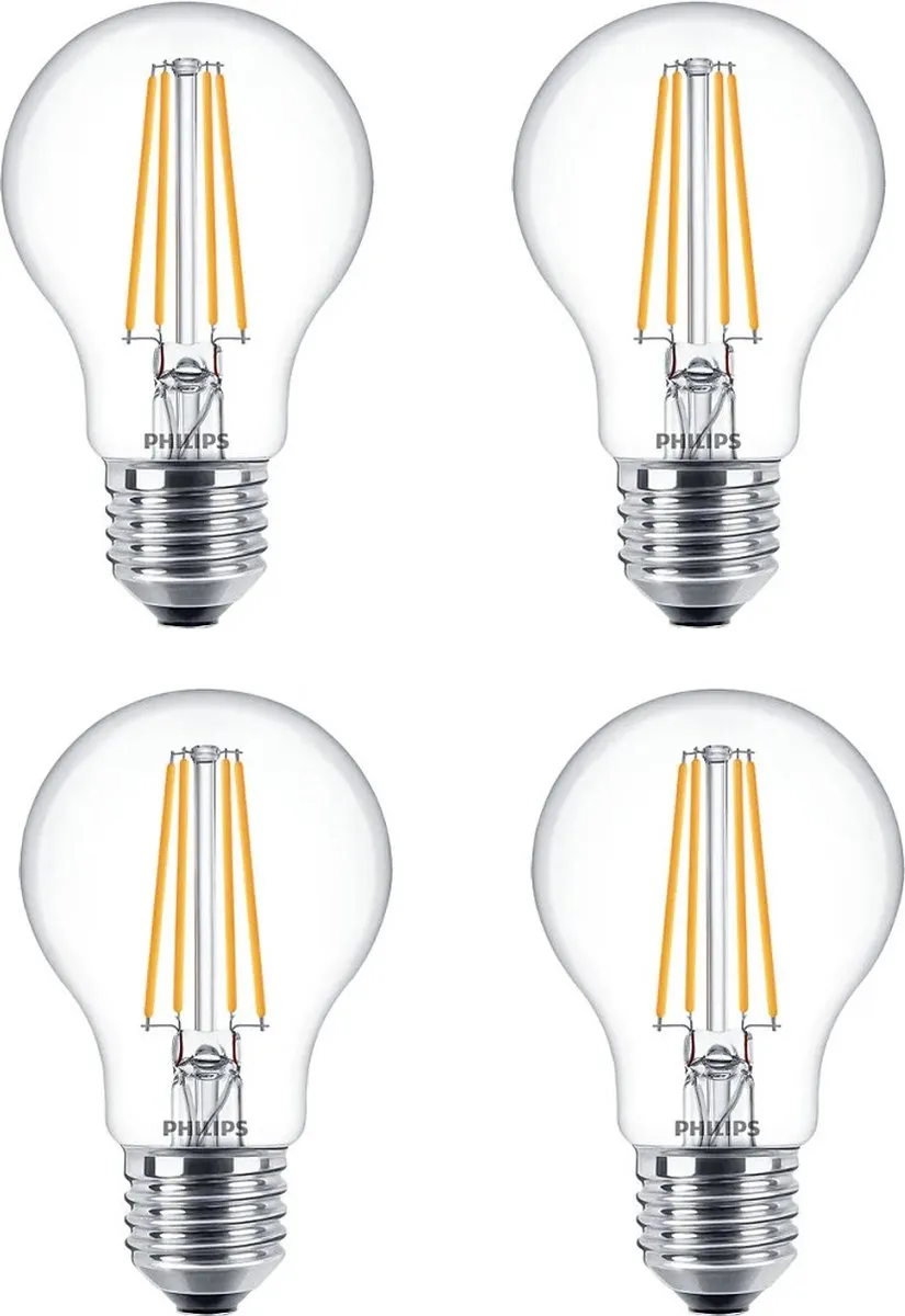Philips LED E27 8W A60 Warm Wit Dimbaar