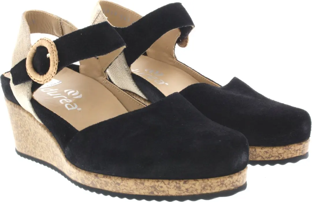 Durea 5919-565 Dames Sandalen - Zwart