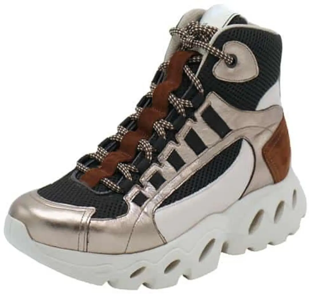 Durea 9831 H 605 1908 Dames Veterboots - 38 Metallic