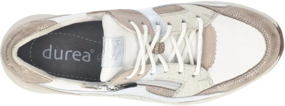 Durea 6318 K Dames Sneakers - Taupe Maat 38