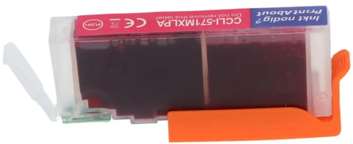 PrintAbout CLI-571M XL Inktcartridge Magenta - 15ml - Canon
