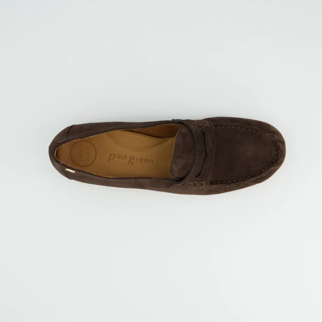 Paul Green 1188 Loafers Dames - Instappers - Bruin - Maat 38,5 - afbeelding 3 van 6