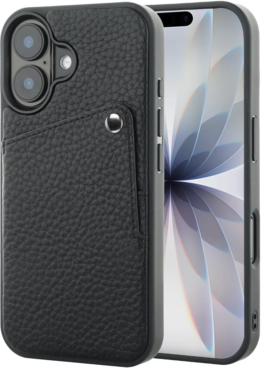 Selencia Hoesje iPhone 17 Backcover Zwart