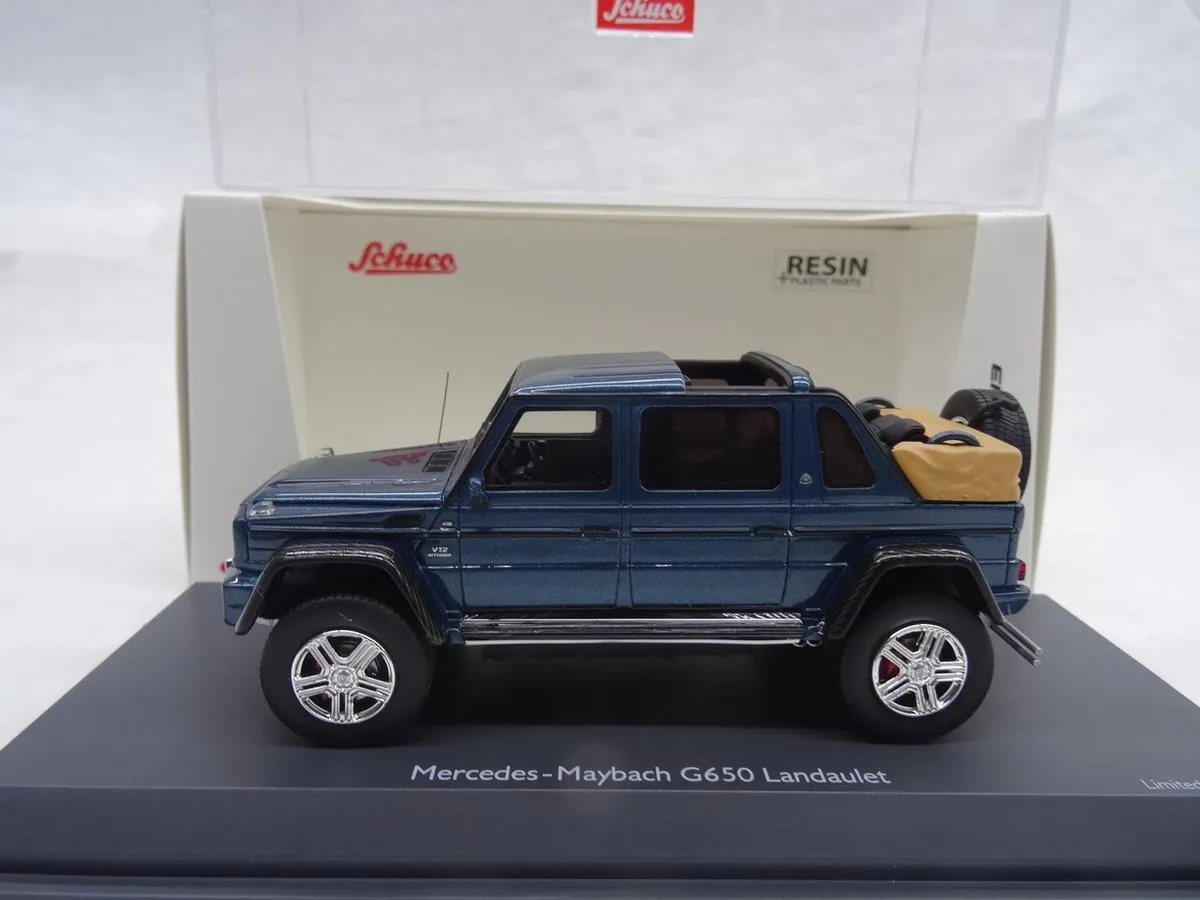 Mercedes-Maybach G650 Landaulet 1:43 - Schuco - Groen Metallic