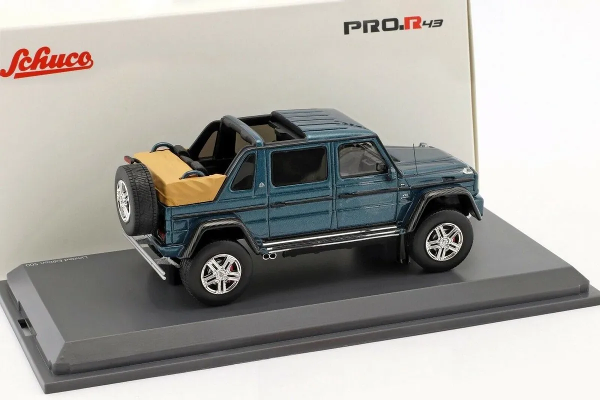 Mercedes-Maybach G650 Landaulet 1:43 - Schuco - Groen Metallic