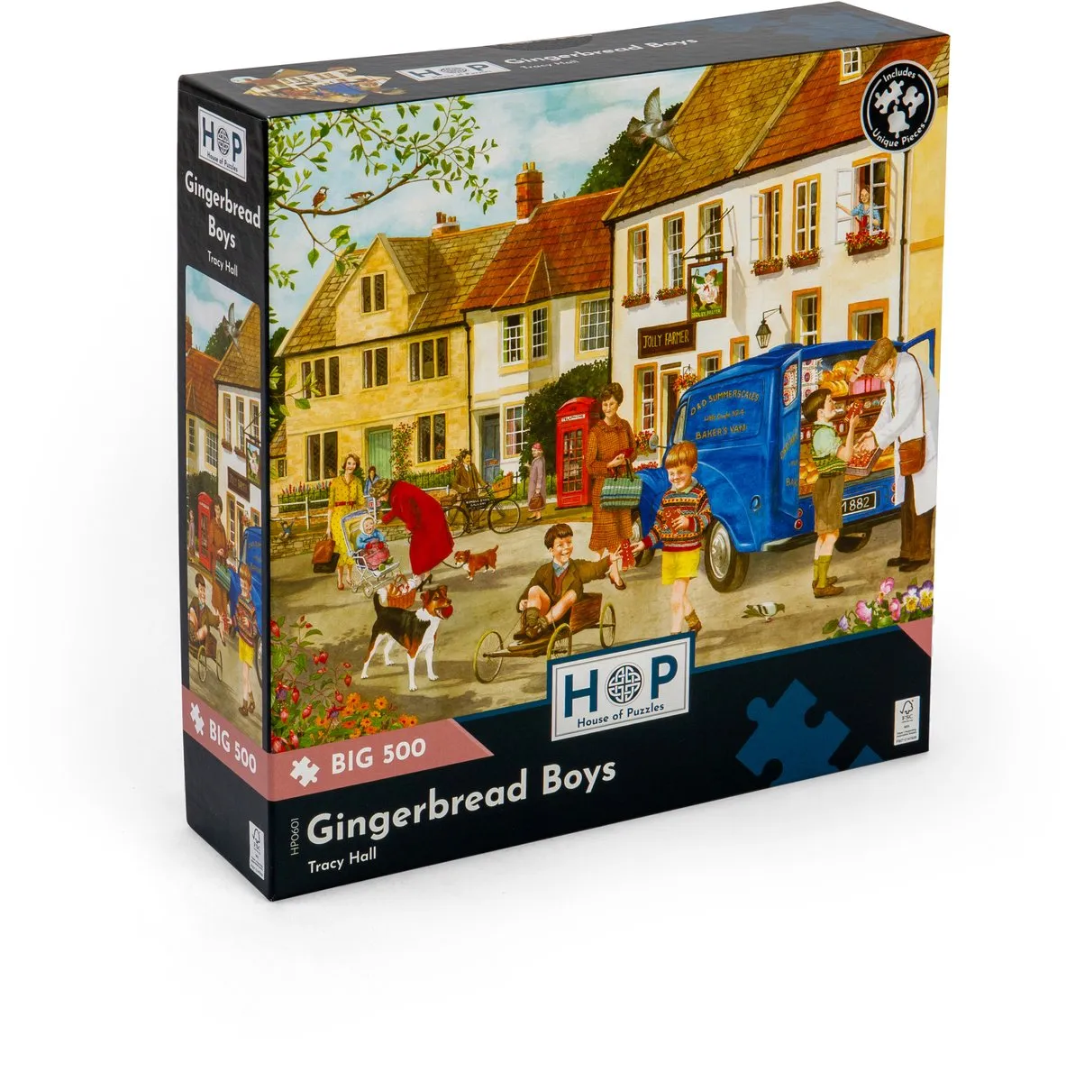 House Of Puzzles Gingerbread Boys Legpuzzel 500 Stuks - HP0601 - Multicolor