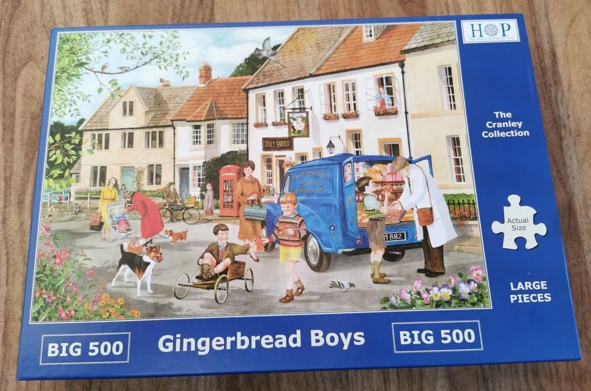 House Of Puzzles Gingerbread Boys Legpuzzel 500 Stuks
