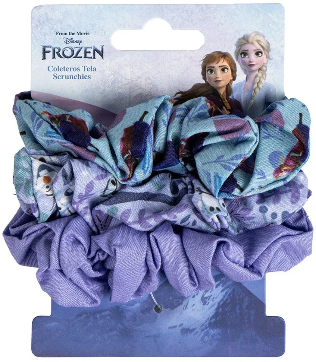 Haarelastiek Frozen Blauw 3 Onderdelen