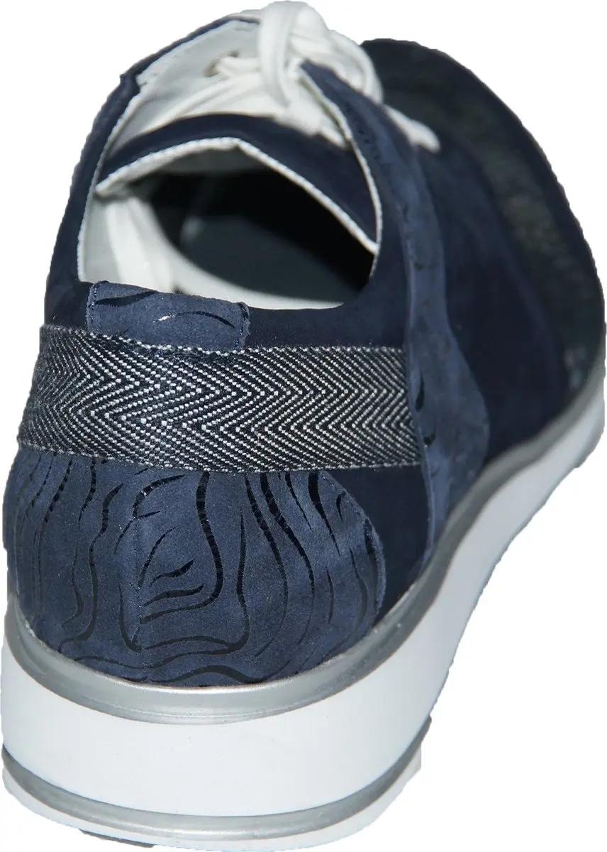 Durea Sneakers Dames 6225 688 - Pythonprint - Blauw - Maat 42,5