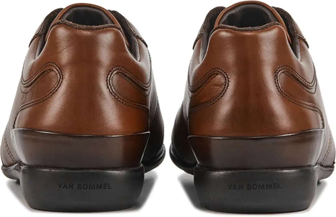Van Bommel Sneakers Heren SBM-10016 - Lage sneakers - Cognac - Maat 43.5