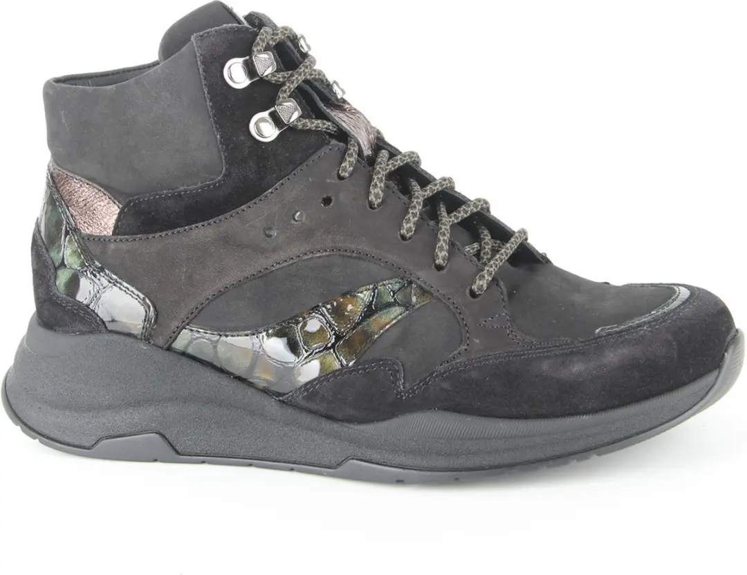 Durea Dames Enkelboot 9755-85-0005 - Zwart - Maat 39