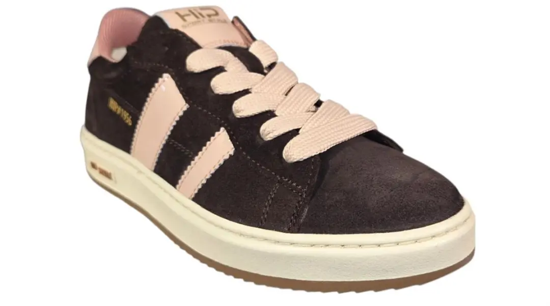 Hip H1811 Sneakers - Meisjes - Bruin - Maat 38 - afbeelding 3 van 6