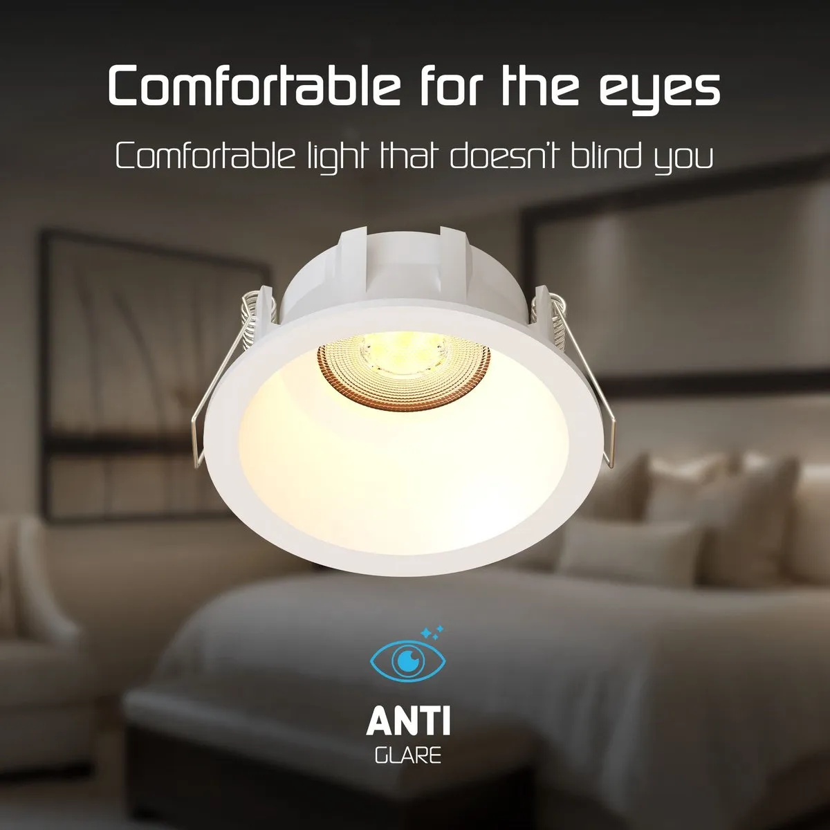 Ledvion LED Inbouwspot Ø85mm GU10 - 4.9W Wit